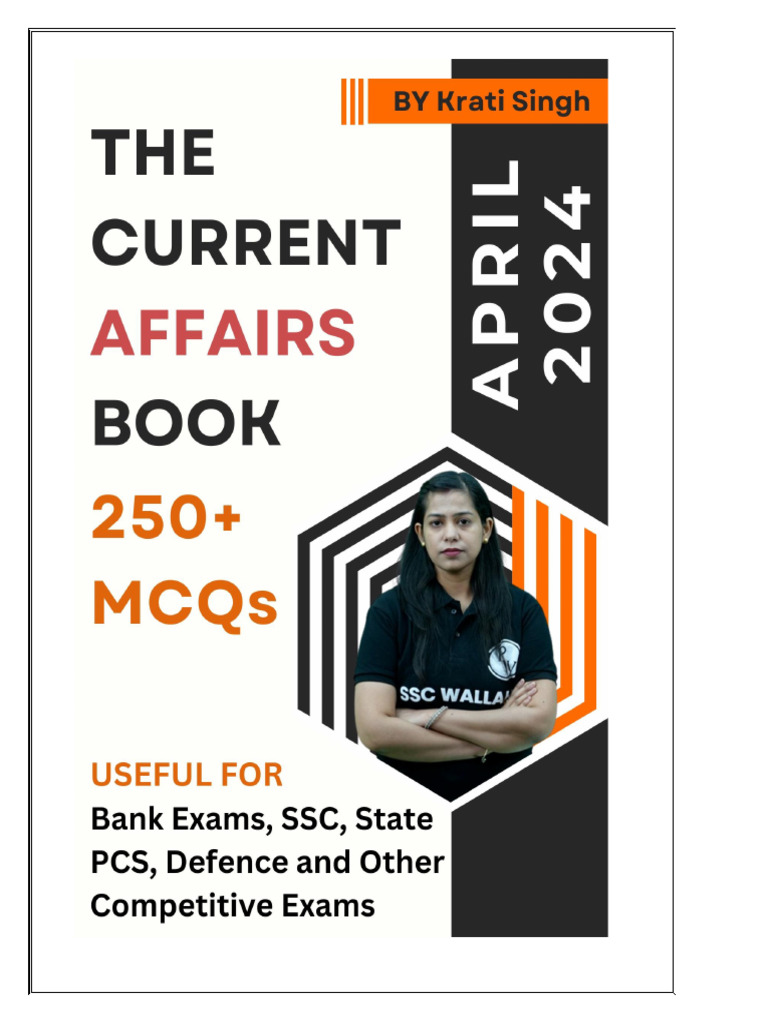 Current Affairs April 2024 MCQ | PDF