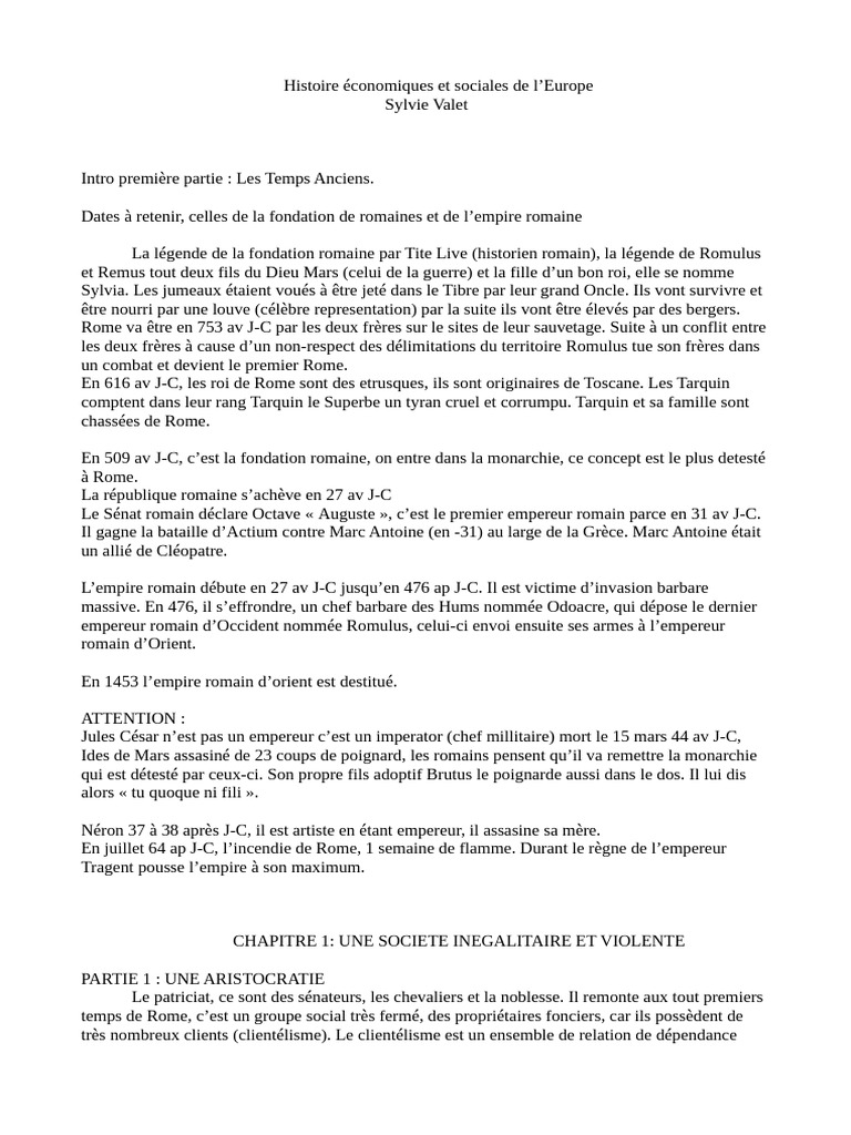 Histoire économique et sociale de l'Europe | PDF | Constitution | Loi ...