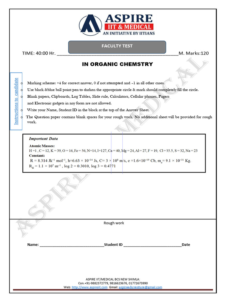Inorganic Test | PDF