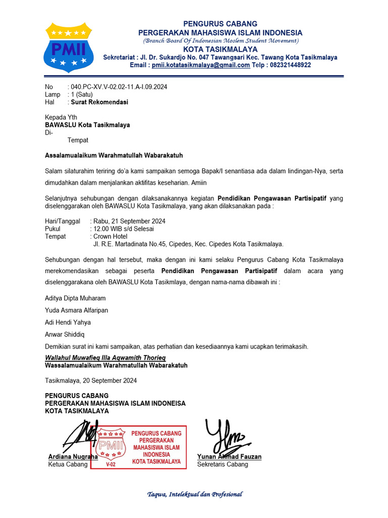 Surat Rekom | PDF