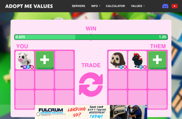 Calculator - Adopt Me Values 5 | PDF