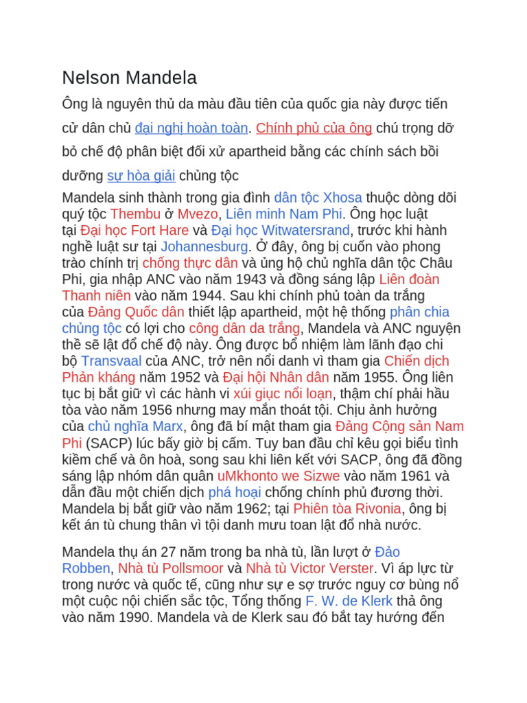 Nelson Mandela Pdf