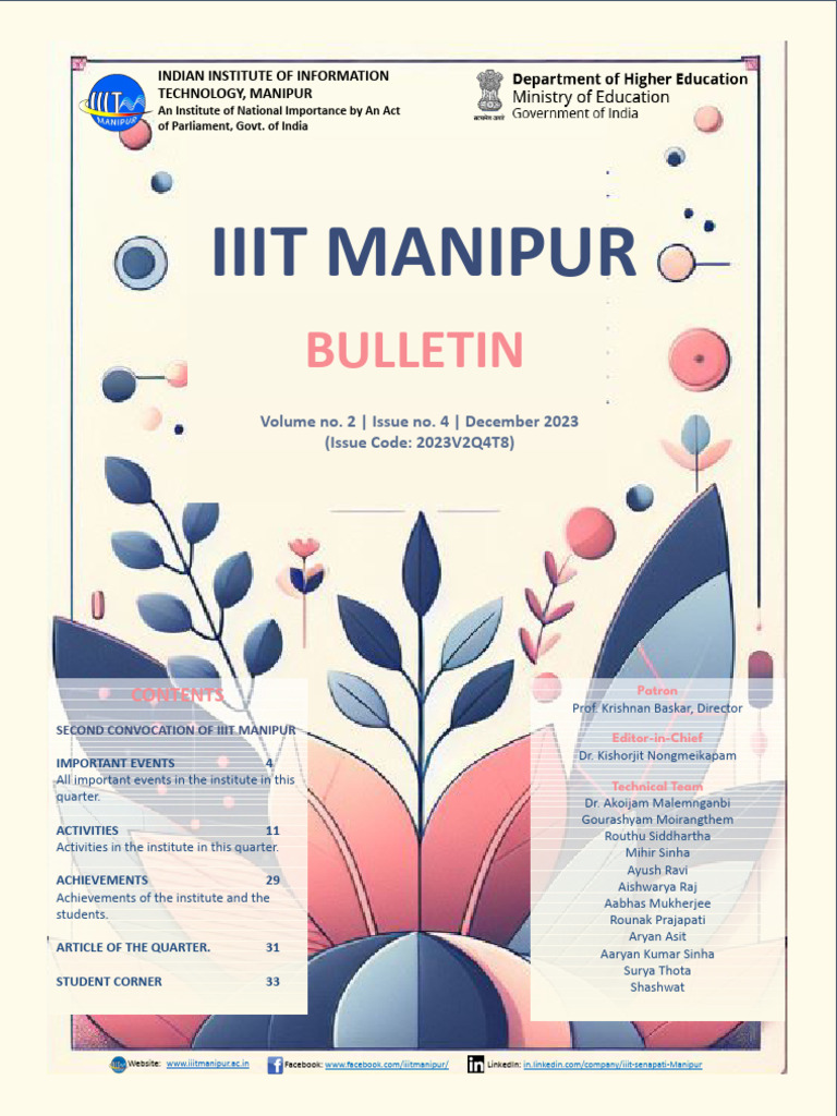 IIITM Newsletter 2023v2q4t8 | PDF