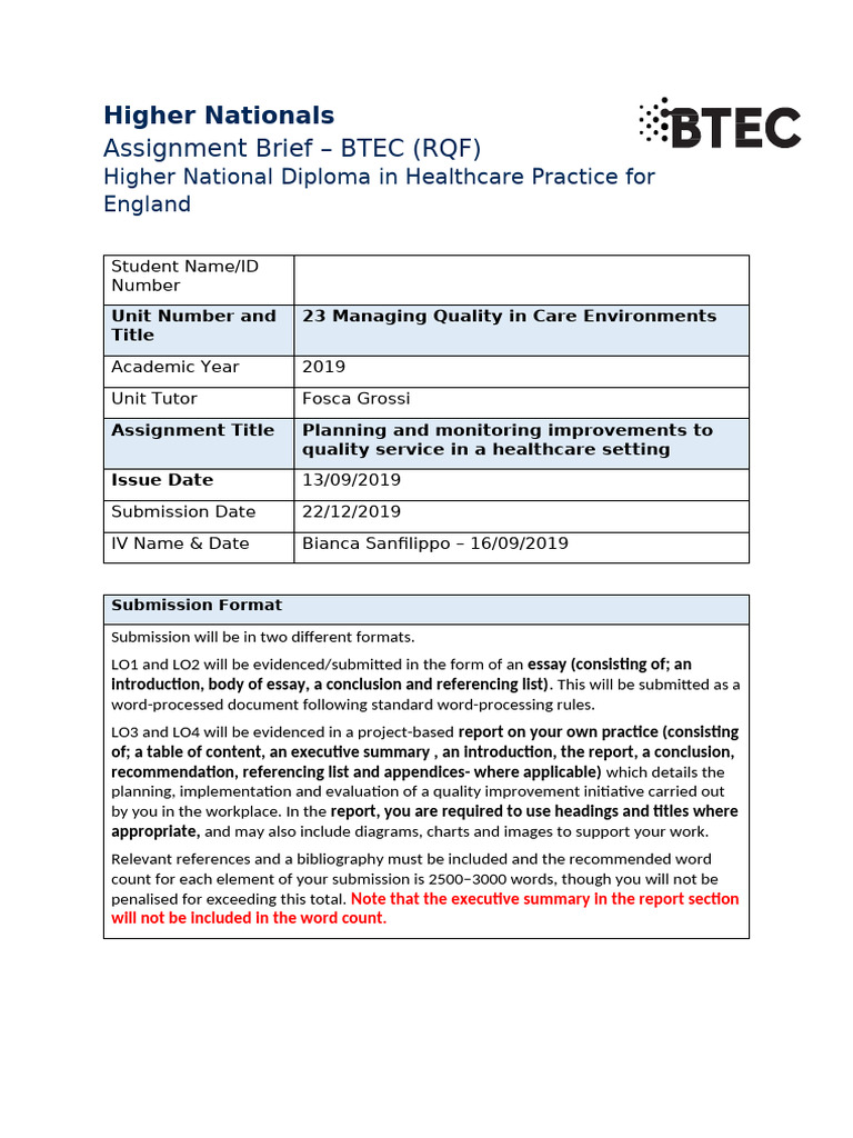 Quality Improvement in Healthcare Practice | PDF | Quality Management ...