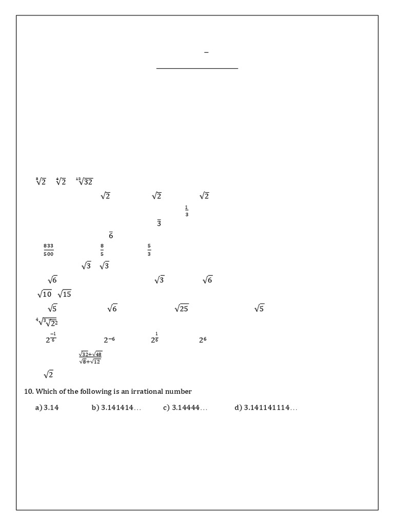 Number system pdf