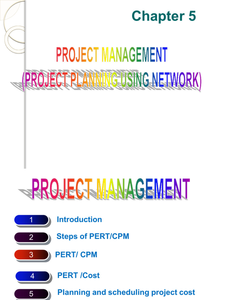 Chapter 5 PROJECT-MANAGEMENT | PDF