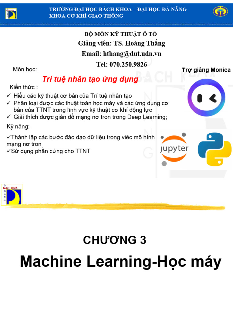 Chương 3 Machine Learning | PDF