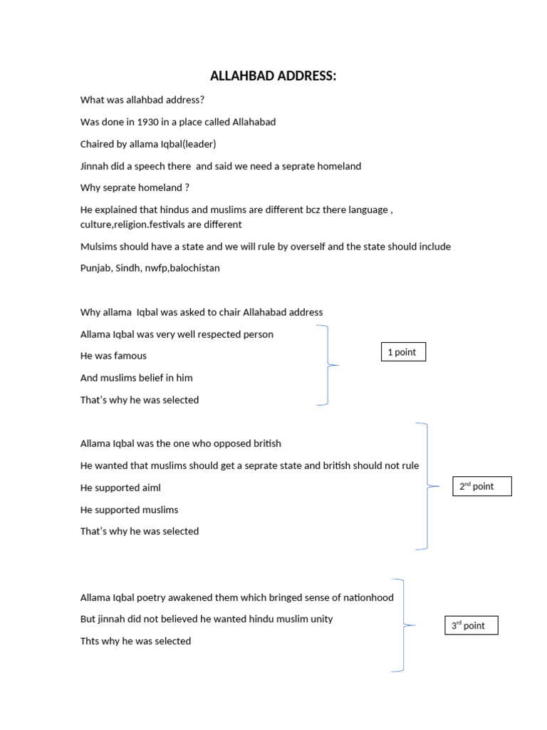 Allahabad Address History | PDF