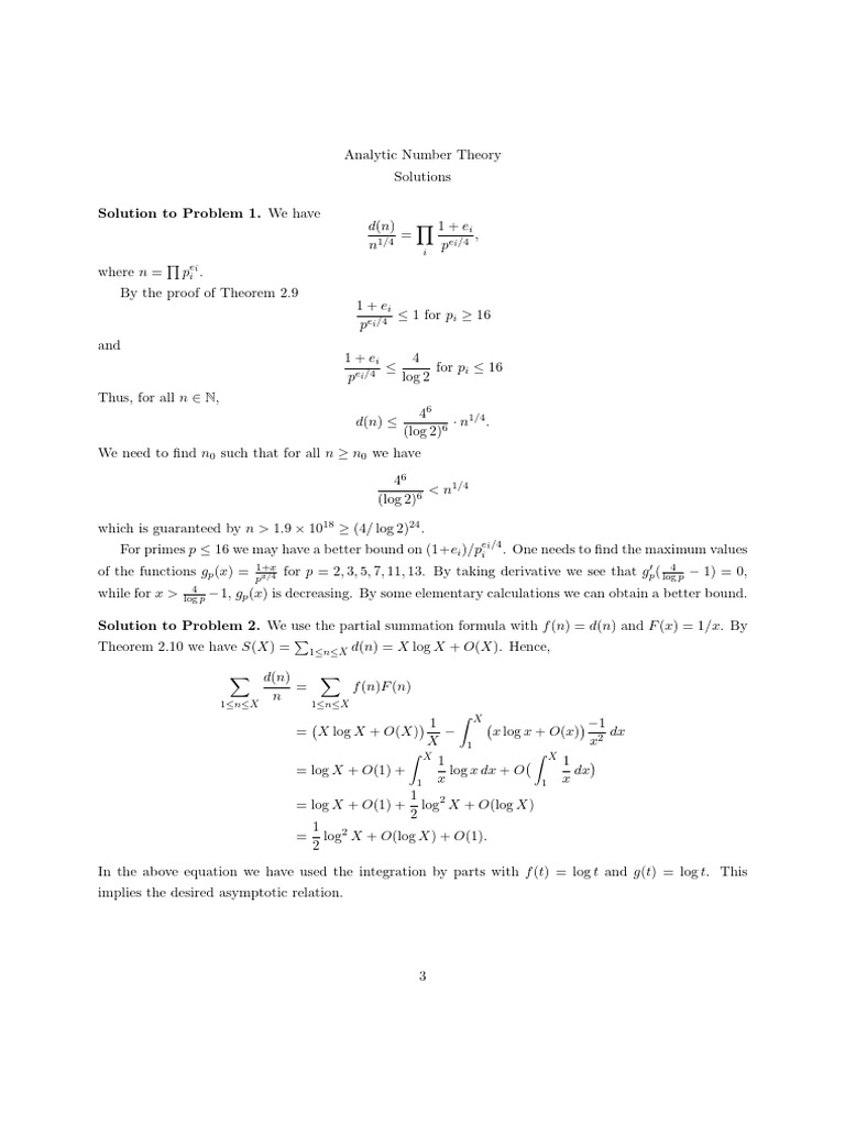 Solutions PS 2 | PDF