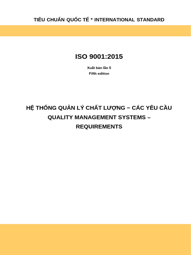 Iso 9001 - 2015 | PDF