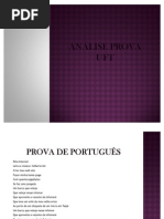ANÁLISE PROVA UFT