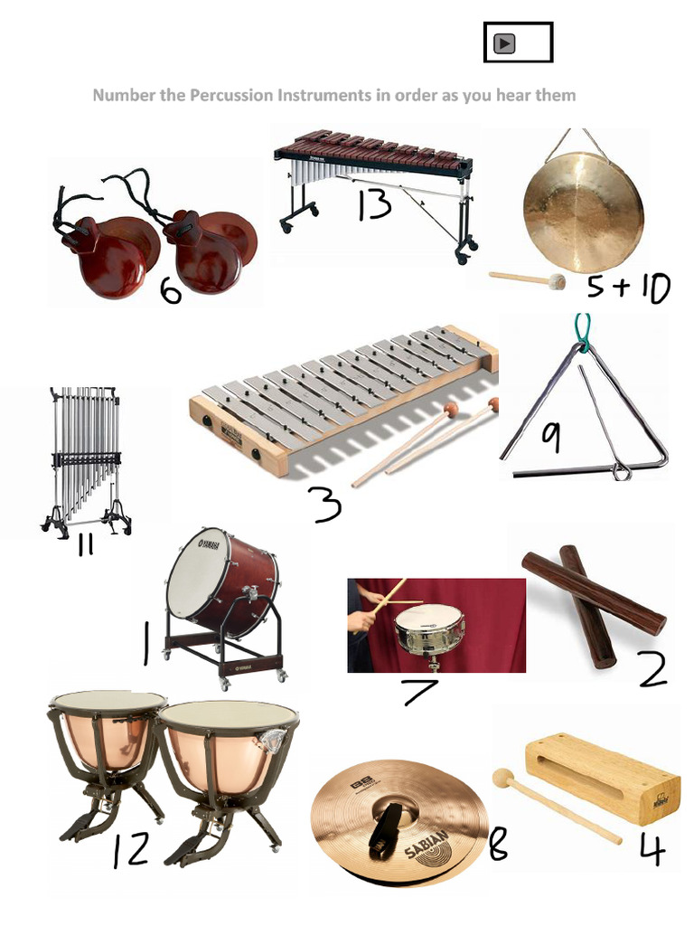 Percussion Instrument Sounds | PDF