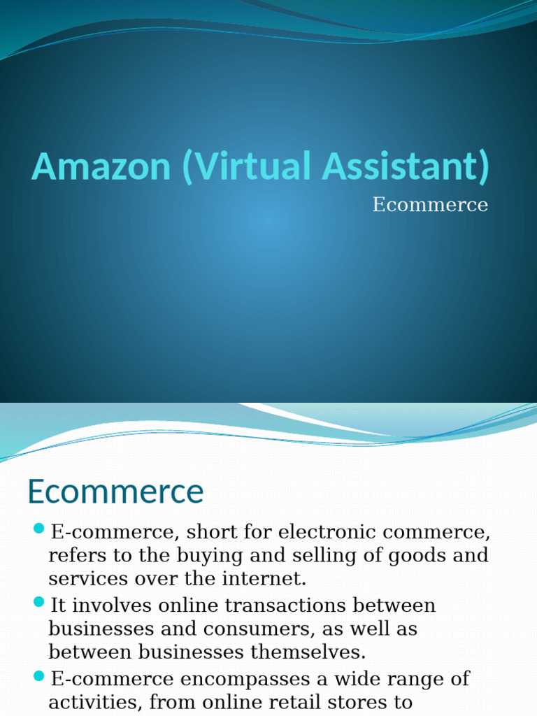 Amazon (Virtual Assistant) | PDF | E Commerce | Auction