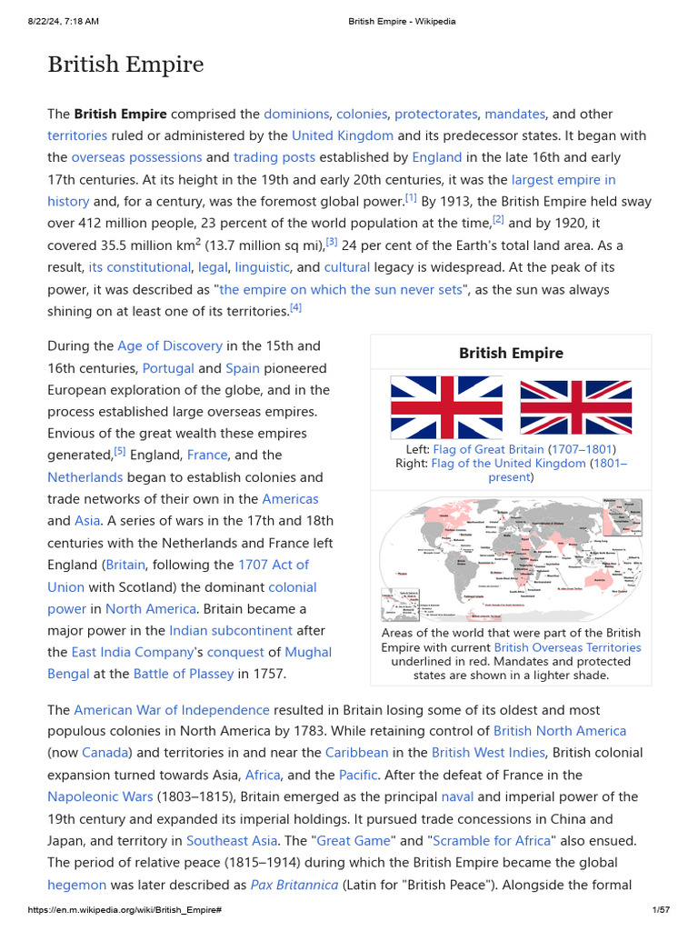 British Empire Wikipedia Pdf