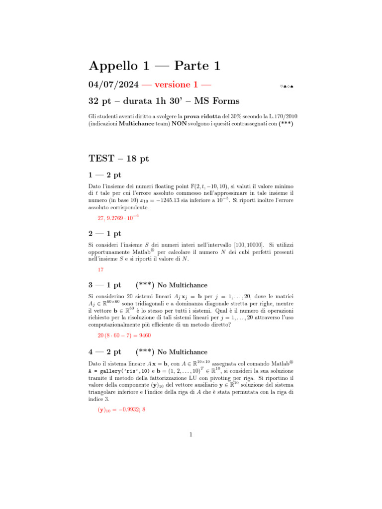 Appello Parte1 | PDF