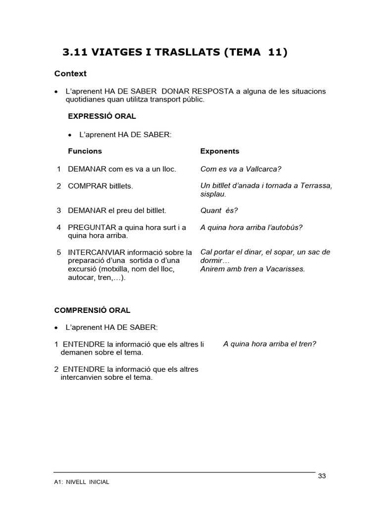 Continguts T11 | PDF
