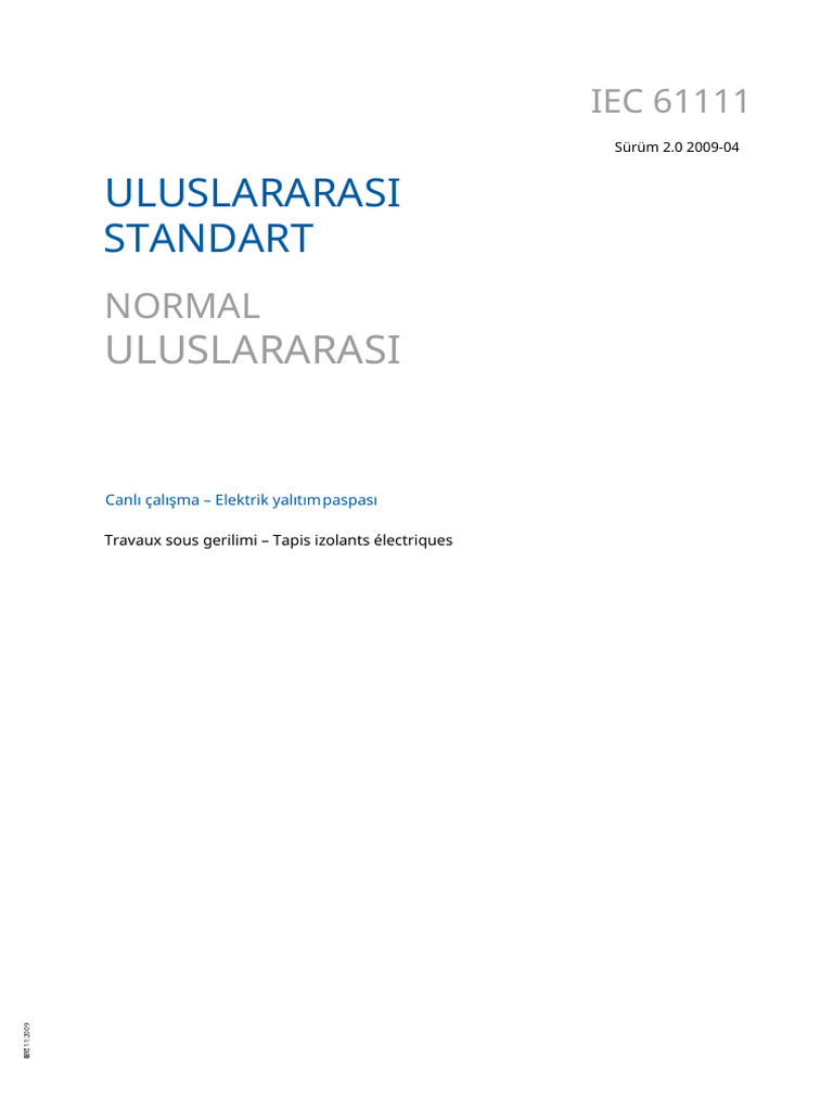 IEC-61111-2009 (TR) | PDF