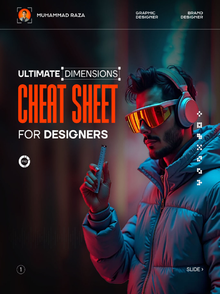 Ultimate Dimensions Cheat Sheet For Designers-1 | PDF