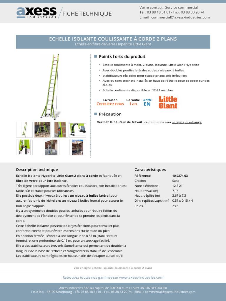 Notre Fiche Technique N°109274 | PDF