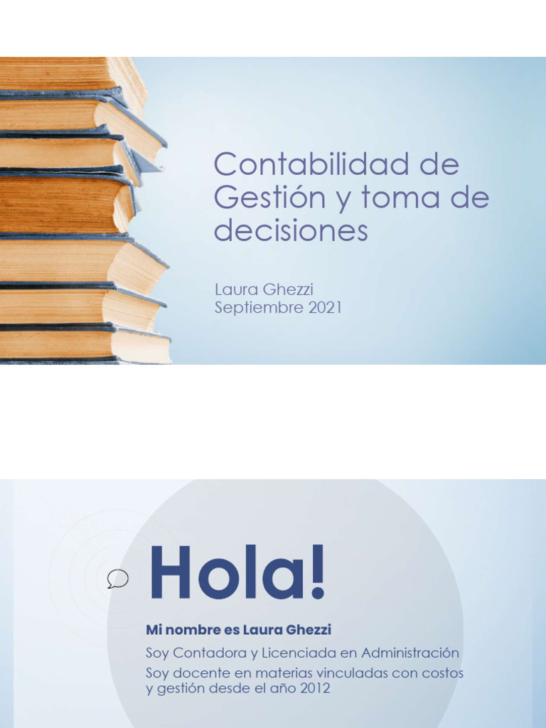 Contabilidad de Gestión y Decisiones Empresariales | PDF | Contabilidad ...