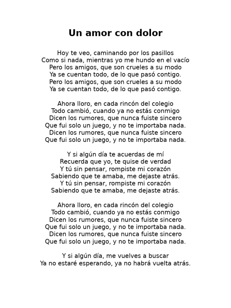 Un Amor Con Dolor | PDF, image size:768x1024