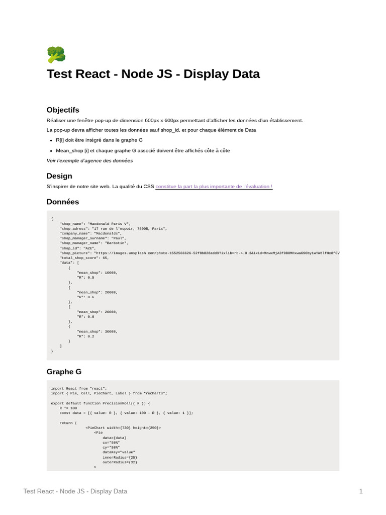 Test React | PDF