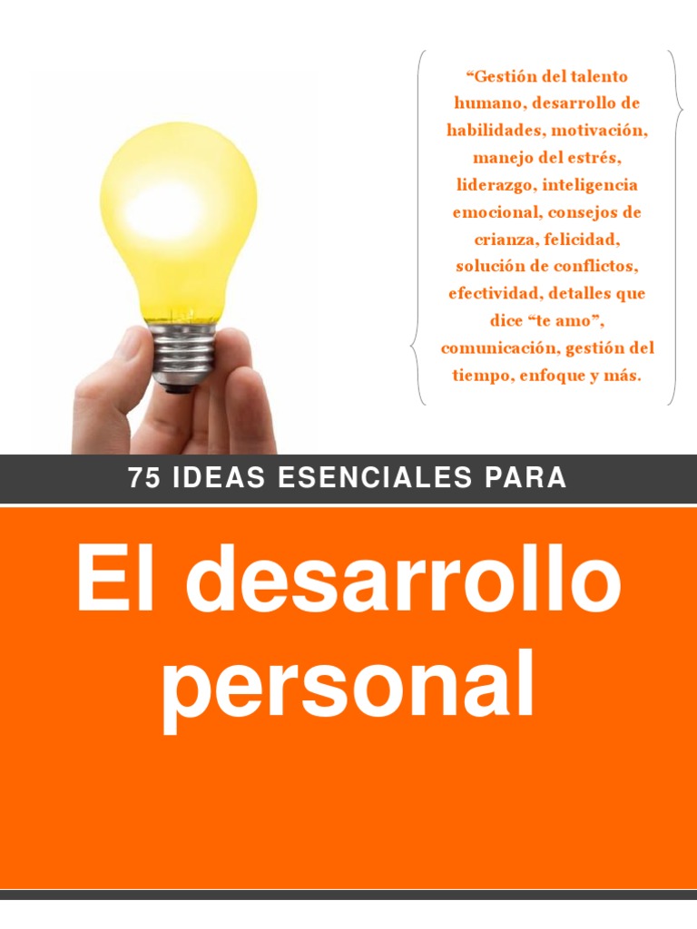 75 Ideas para el Desarrollo Personal | PDF | Desarrollo personal ...