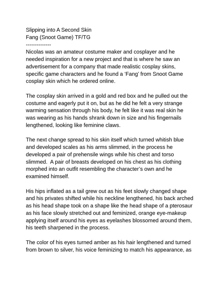Slipping Into A Second Skin | PDF