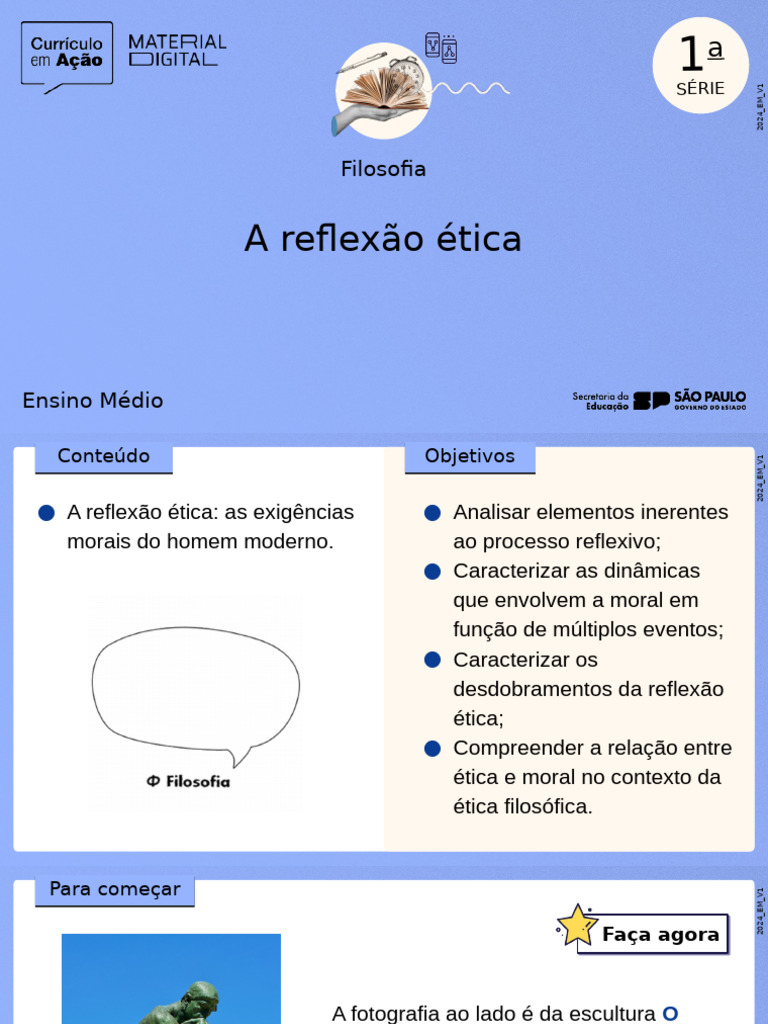 A Reflexão Ética | PDF
