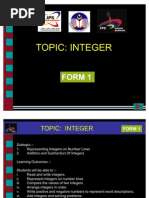 Integers F1