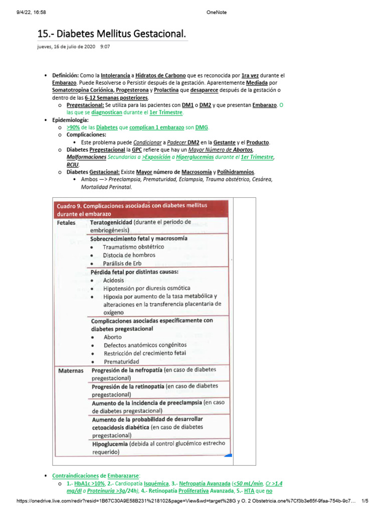 15 - DM Gestacional | PDF