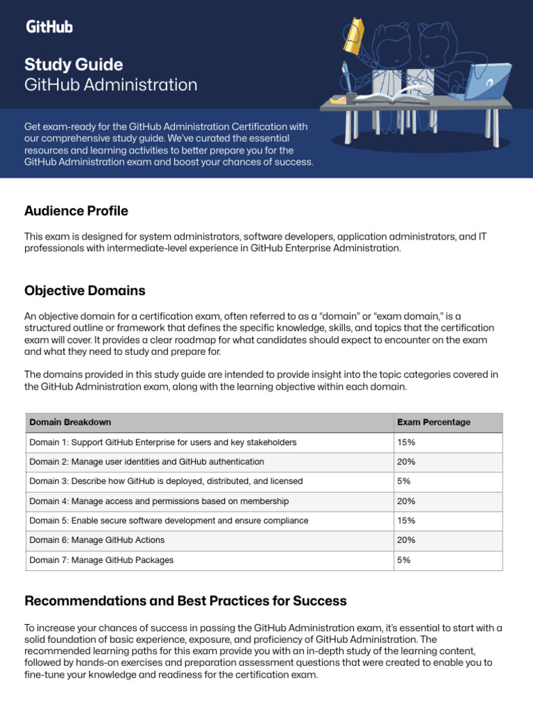 Github Administration Exam Preparation Study Guide - 2 | PDF ...