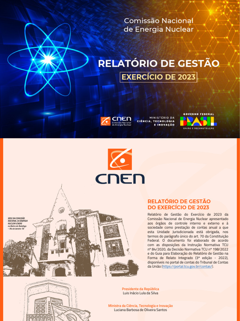 CNEN - Relatório de Gestão 2023 | PDF