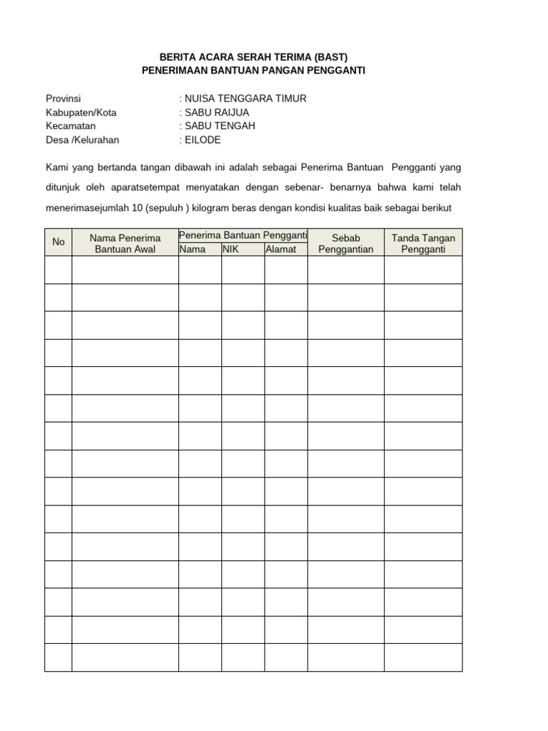 Bast Bulog | PDF
