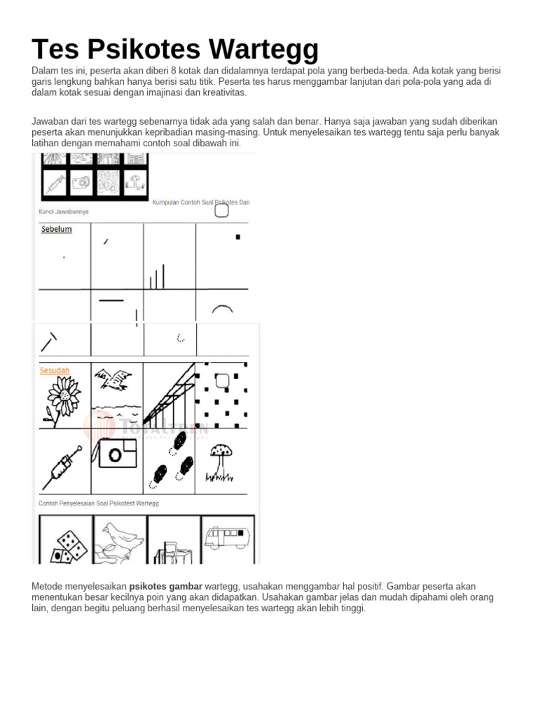 Tes Psikotes Randi | PDF