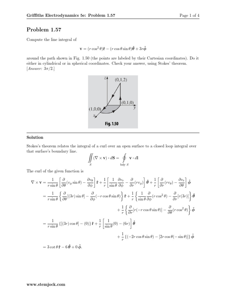 Griffiths ED5 e CH 1 P 57 | PDF