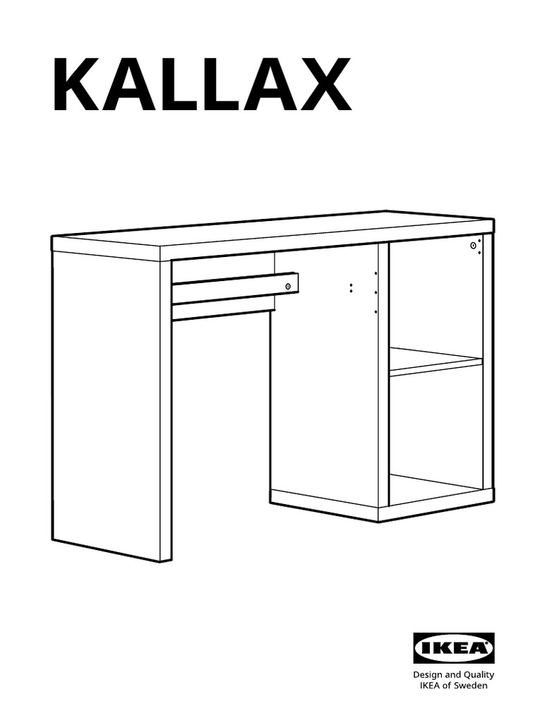 Kallax Desk Black Brown AA 2448323 3 100 PDF