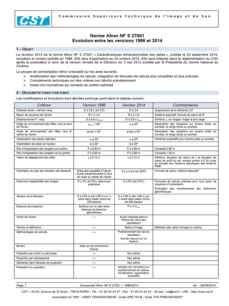 Comparatif Afnor 27001 24-09-14 | PDF