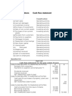 Chapter 8 Solutions Cash Flow Statement: Account Classification
