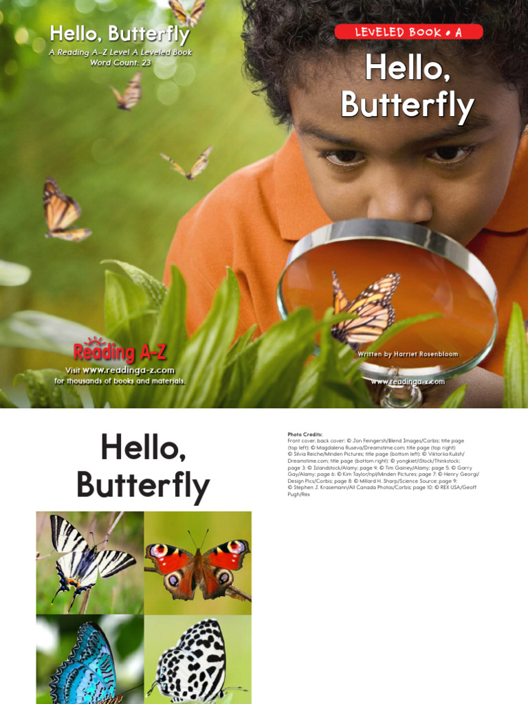 Hello butterfly pdf