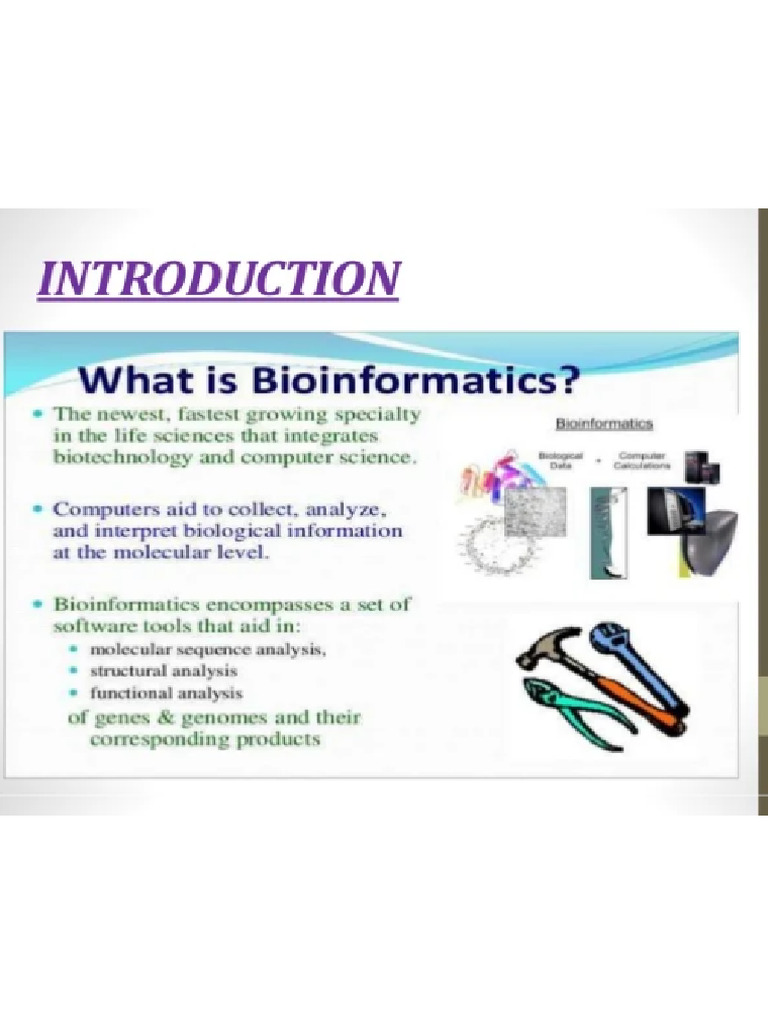 Biological databases in Bioinformatics | PDF