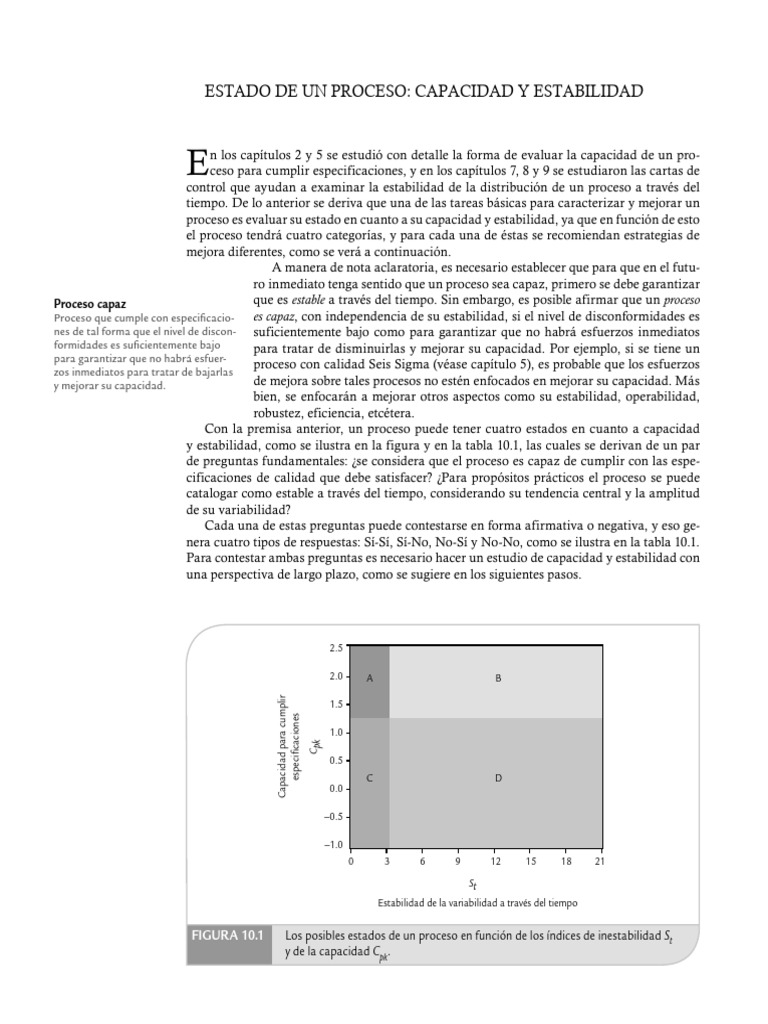 Estado de Un Proceso. Capacidad y Estabilidad | PDF