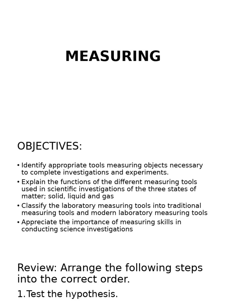 MEASURING | PDF
