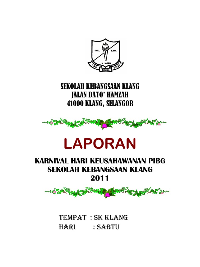 Laporan Hari Keusahawanan