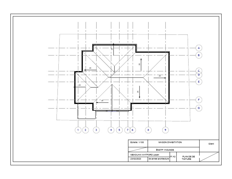 Plan de Toiture-2 | PDF