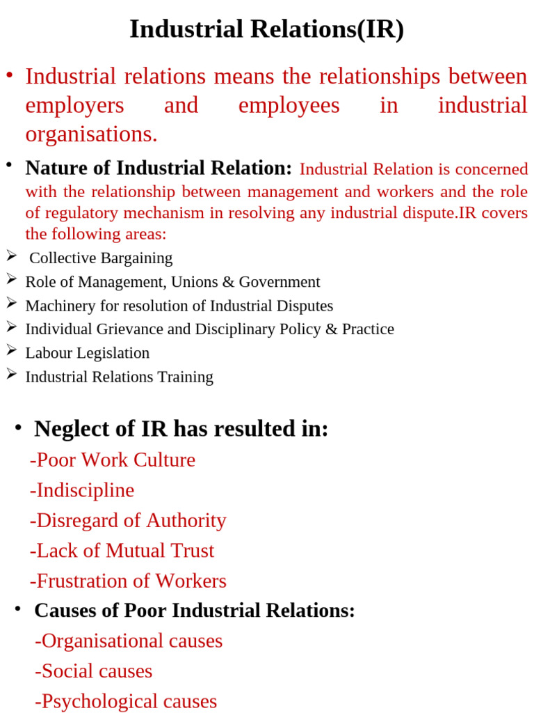 Employee Relations | PDF