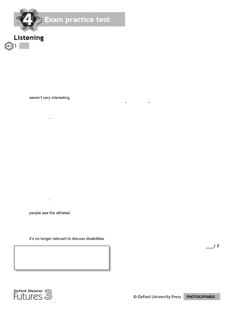 ODF3 Exam Practice Test 4 | PDF