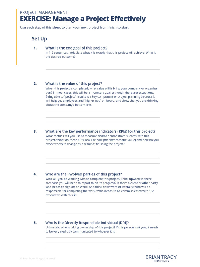 5 ManageProjectsEffectively | PDF
