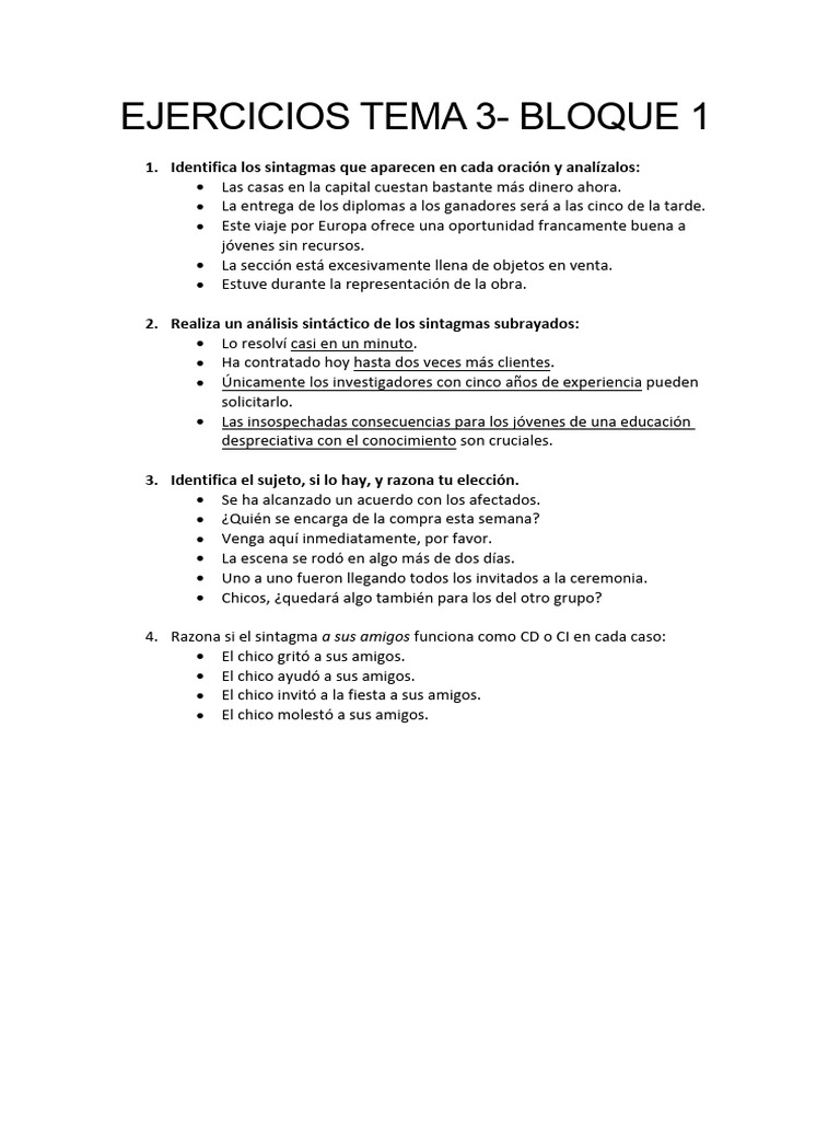 Ejercicios Tema 3-1 | PDF