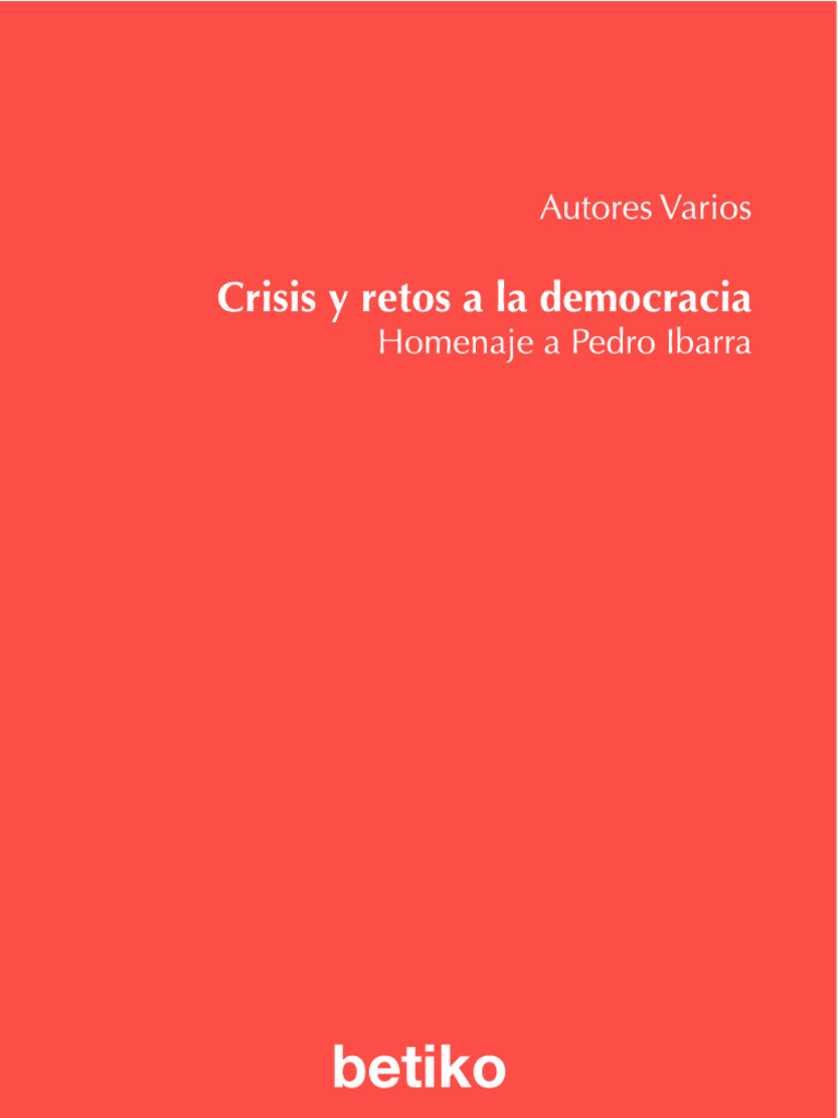 Crisis y Retos A La Democracia | PDF